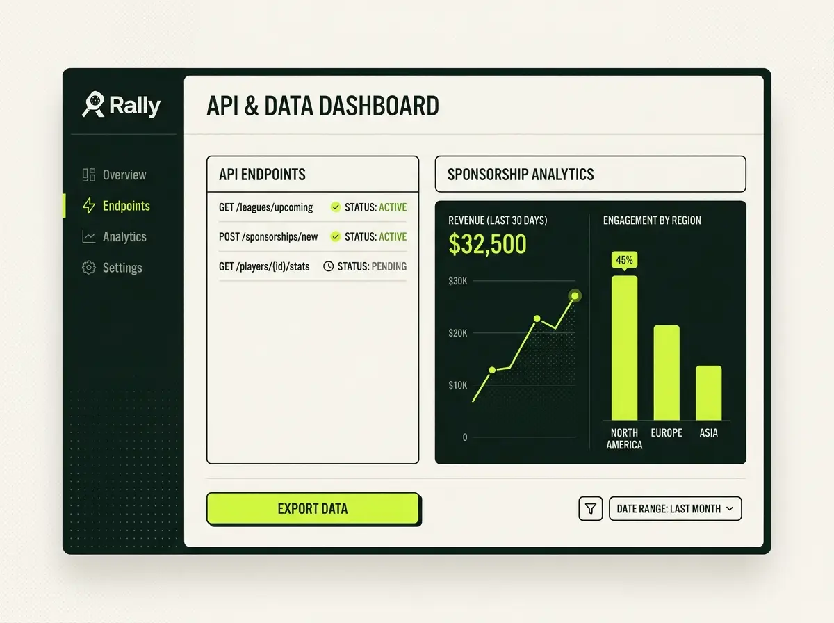 Rally API and data reporting