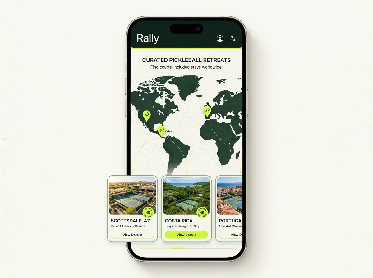 Rally curated travel destinations